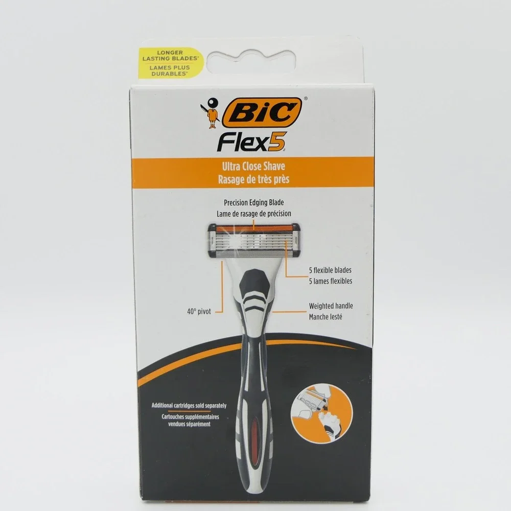 Bic Flex 5 Precision Edging Blade Razors 3 Packs 1 Handle 3 Cartridges Each Pack